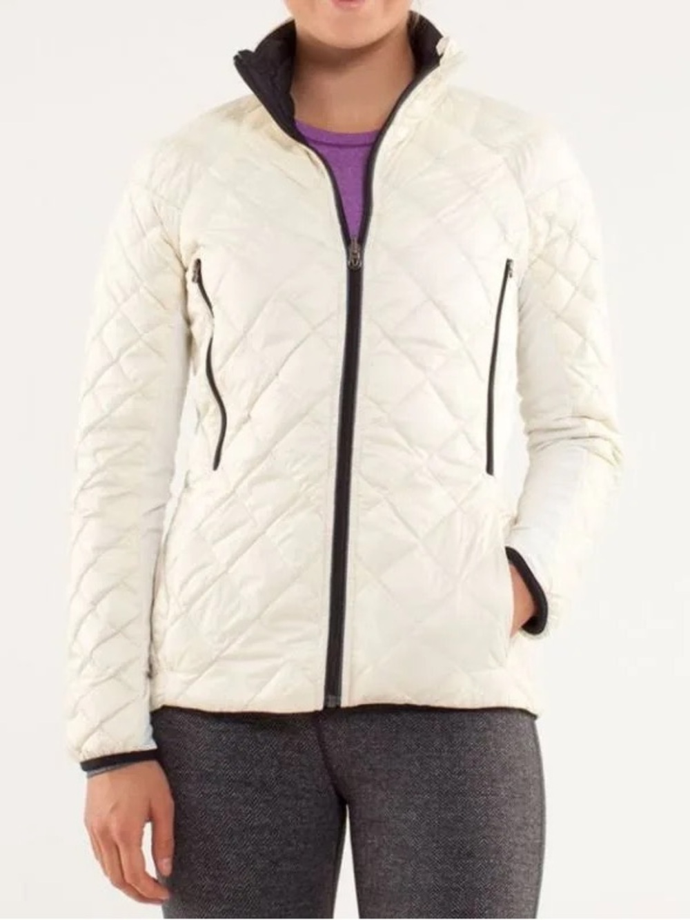 RARE Lululemon Run: Turn Around Jacket *Reversible Quilted Puffer - Size 4